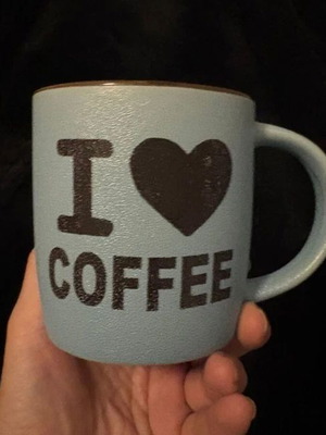 Κούπα καφέ με σχέδιο «I love coffee»