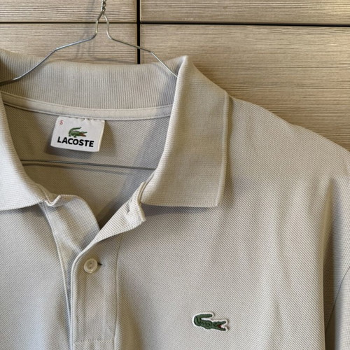 Lacoste polo shirt, size large, beige sand color