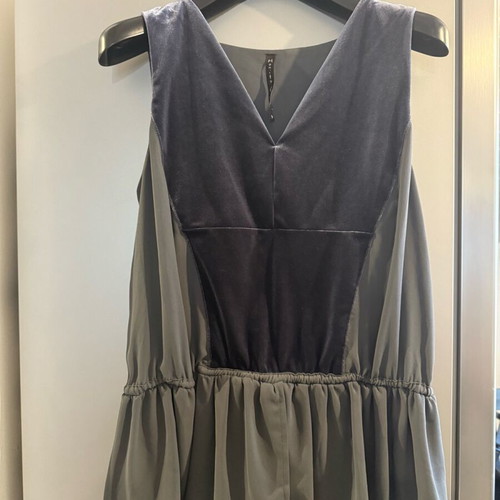 Manila Grace velvet set like new, blue-gray, size 40
