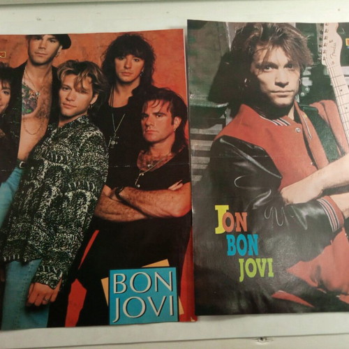 Bon Jovi double-sided vintage collectible posters like new
