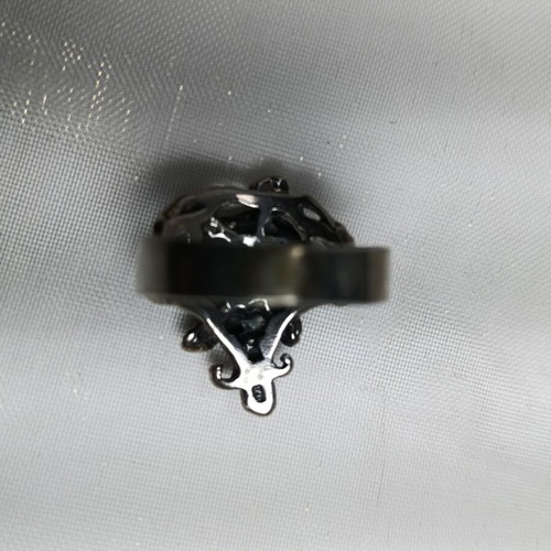 Silver 925 Sterling Ring used, size 18.6, 7.3g