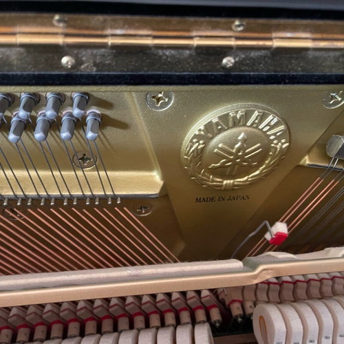 Yamaha piano like new, U series, black glossy finish