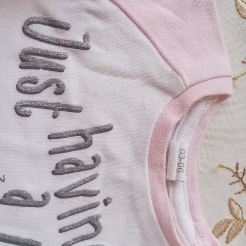 Baby pajama top for 3 months