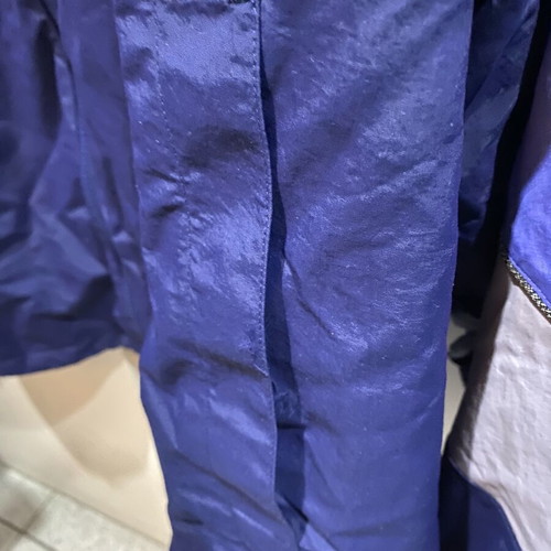 Adidas Drei Streifen jacket new, blue and purple color blocking