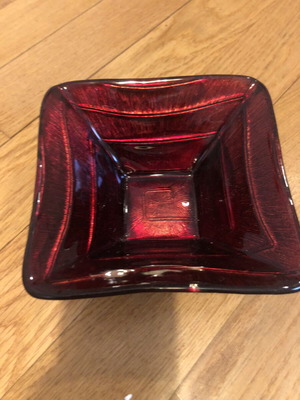 Vintage IVV Italy handmade square bowl like new