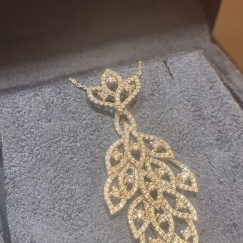 Silver 925 necklace with zircon stones