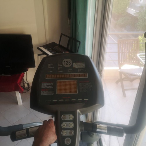 Elliptical machine used, professional heavy-duty fitness equipment