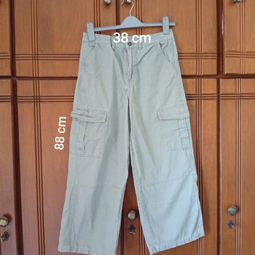 Destination cargo pants like new, size 15 years, gray beige