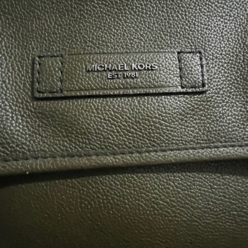 Michael Kors Cooper Crossbody Leather Bag like new, olive green
