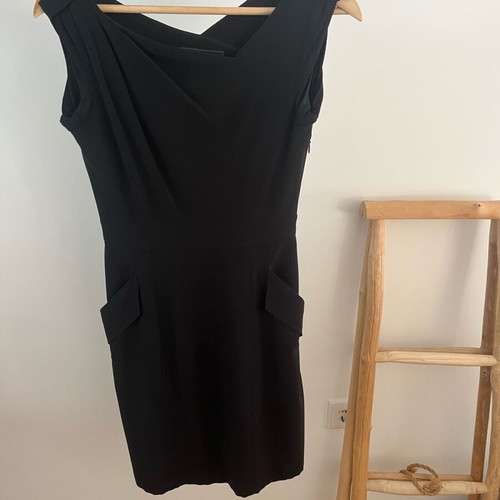 BCBG midi black dress used
