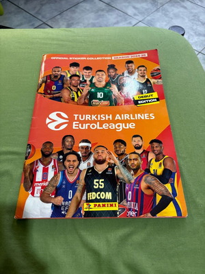 Άλμπουμ Euroleague σαν καινούργιο, προχωρημένο με 30 έξτρα διπλές κάρτες