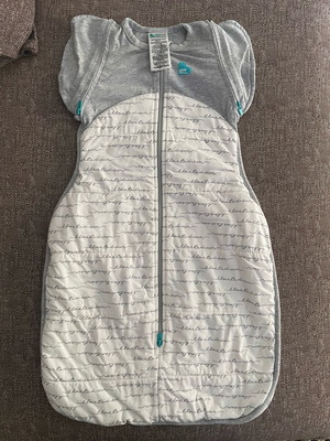 LoveToDream Swaddle Up Transition Bag 2.5tog Medium 6-8.5kg White like new