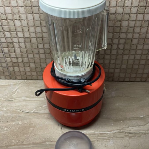 Vintage Olimpic Electric Blender 1970s with Glass Bowl 1L like new