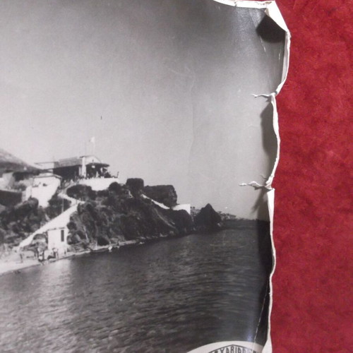 Chios Kardamyla Yossonas vintage large black and white photo used