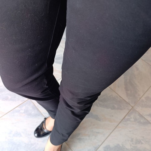 Pepe Rosa women's black crop pants