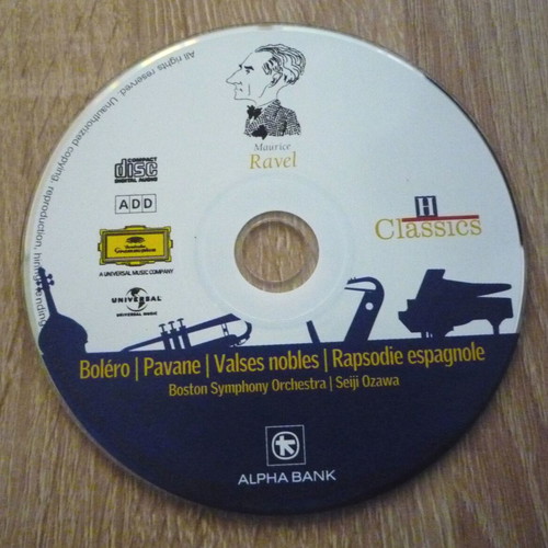 Bolero Pavane Valses Nobles Rapsodie Espagnole CD used, classical