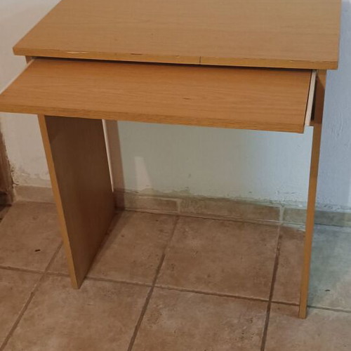 Children's desk used, small with shelf for kindergarten or primary