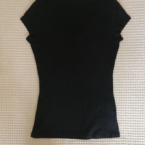 Blouse size S black 100% cotton like new