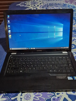HP CQ62 φορητός υπολογιστής μεταχειρισμένος Intel Pentium T4500 4GB 500GB HDD HDMI Win 10 15,6"