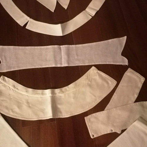 Collars and cuffs used for sewing on blouses or dresses