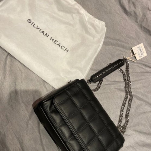 Silvian Heach shoulder bag new, crossbody, black and silver