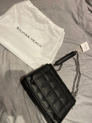 Silvian Heach shoulder bag new, crossbody, black and silver