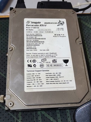 Seagate Barracuda ATA IV ST340016A 40GB IDE/PATA hard drive