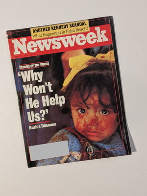 Περιοδικό Newsweek, τεύχος 15 Απριλίου 1991, εξώφυλλο με Κούρδους πρόσφυγες
