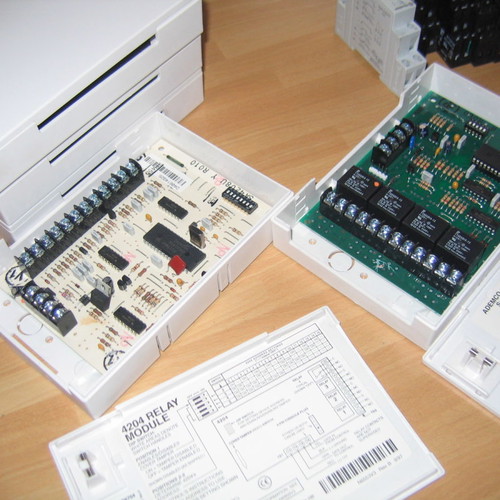 Electronic telephone equipment distribution panels used