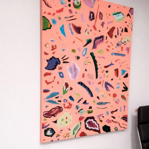 Original neon painting 100x150 XXL like new
