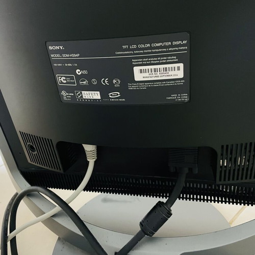 Sony PC Monitor SDM-HS94P used TFT LCD color display