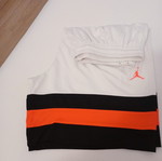 Jordan athletic shorts, XXL, white and red