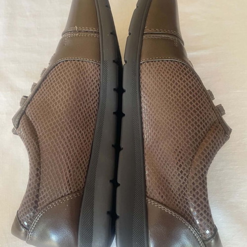 Brown casual shoes size 41 from Italy