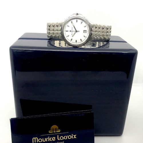 Maurice Lacroix men's watch new stainless steel with sapphire