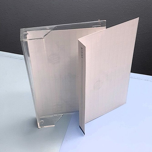 Semi-j-card inserts for cassette tapes, set of 21, new
