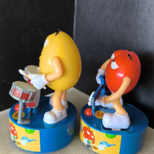 M&M's Rockstar collectible musical toys like new, set of two