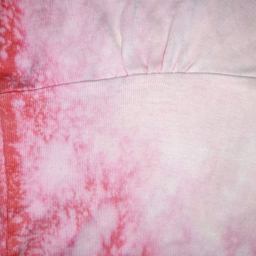 Zara sleeveless top orange tie dye refurbished, cotton, cropped