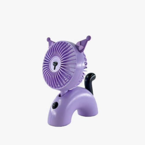 Rechargeable Puppy Mini table fan purple new