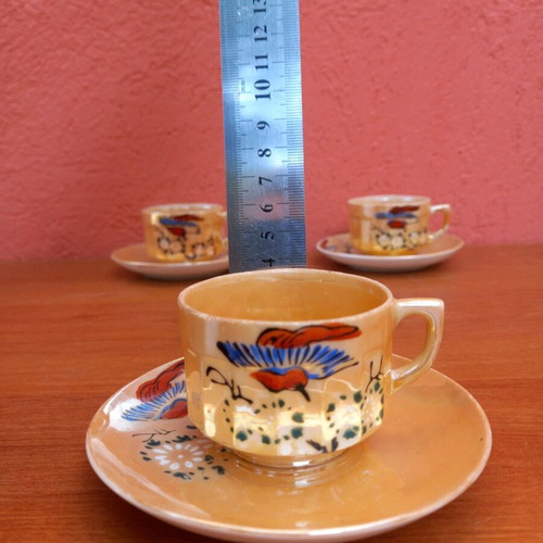 Vintage coffee cups used, very fine porcelain in excellent condition
