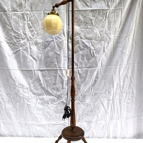 Antique classic bridge arm floor lamp like new