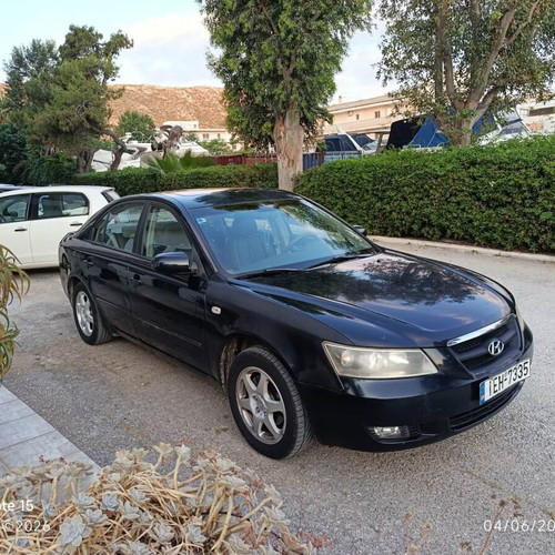 Hyundai Sonata 2.4L 2006 used, manual, blue sedan