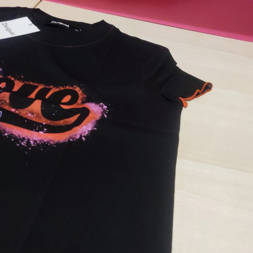 Desigual Graffiti Love T-shirt Small new, black, mesh sleeves