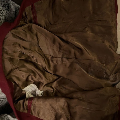 Wool jacket like new, burgundy, size 50 with pockets