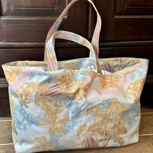 Hemithea Shoulder Beach Bag new, pastel colors, 60x30 cm