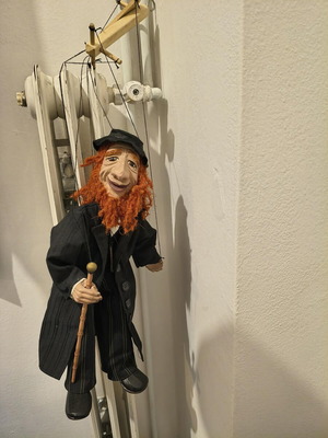 Puppet theater large doll used