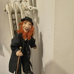 Puppet theater large doll used