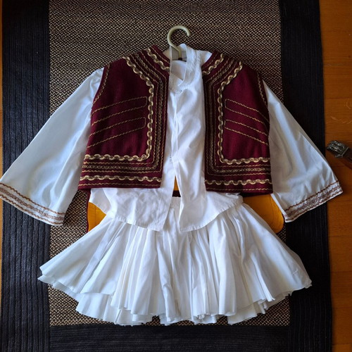 Children's Traditional Evzone Costume used, complete set