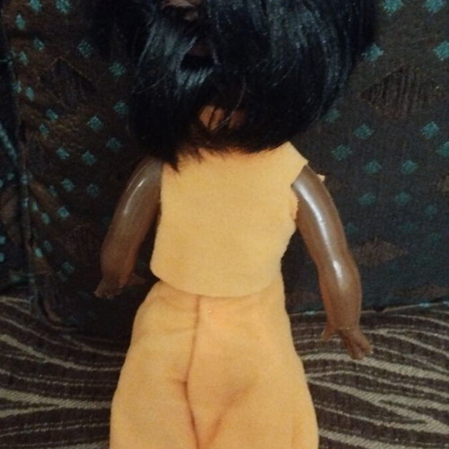 Vintage doll Leila 1970-1980 used with original clothes