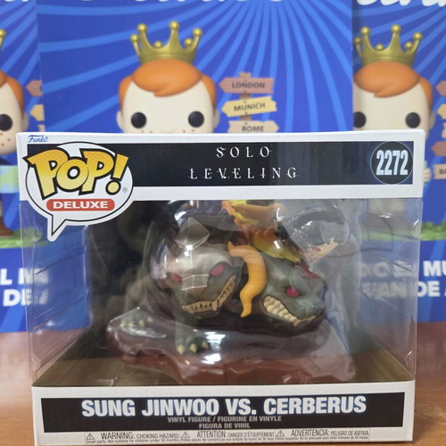 Funko Pop Deluxe #2272 Solo Leveling Sung Jinwoo vs Cerberus new figure