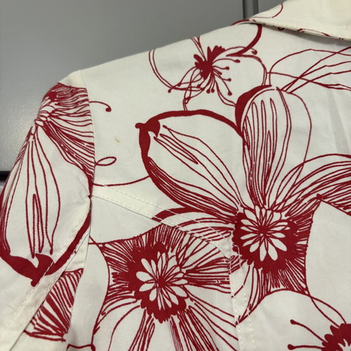 Floral jacket Magnetie per donna large, like new, white and red